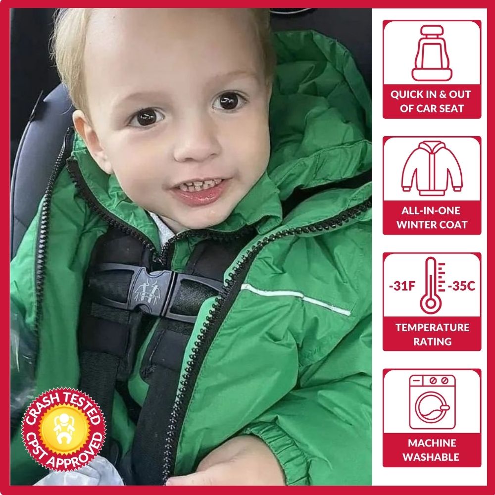 Car Seat Coat | The Road Coat Arctic - Green