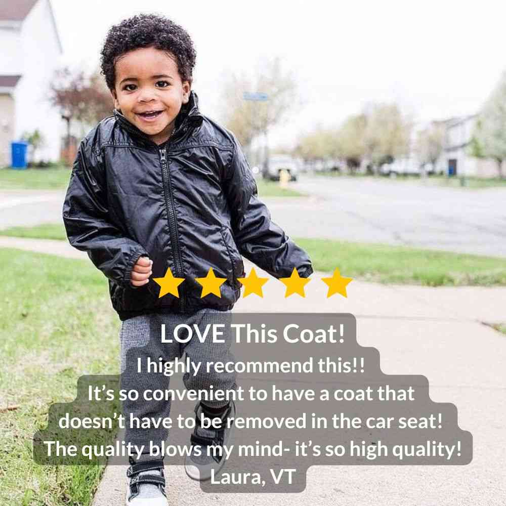 Car Seat Coat | The Road Coat Transition - Black