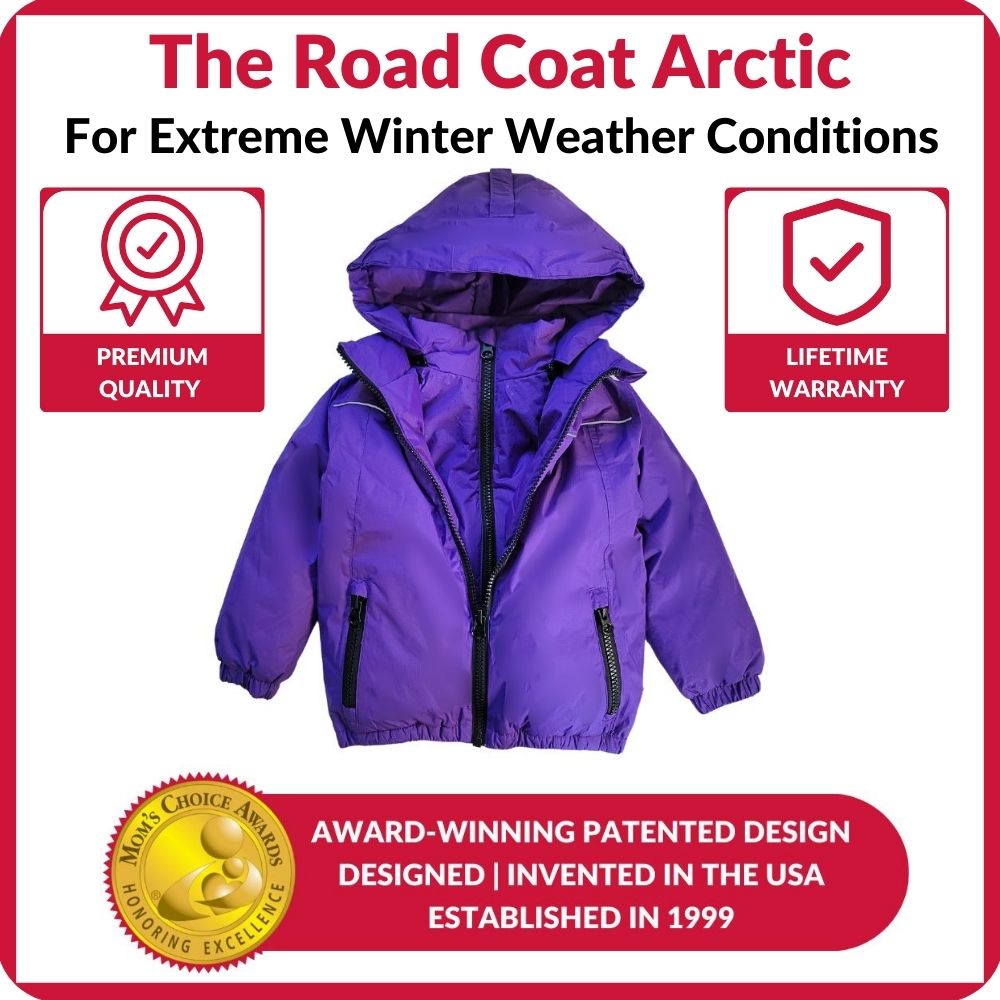Car Seat Coat | The Road Coat Arctic - Purple