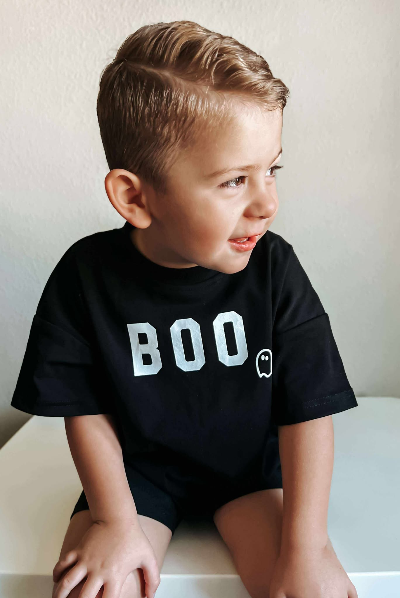 BOO Ghost Oversized Tee or T-Shirt Romper