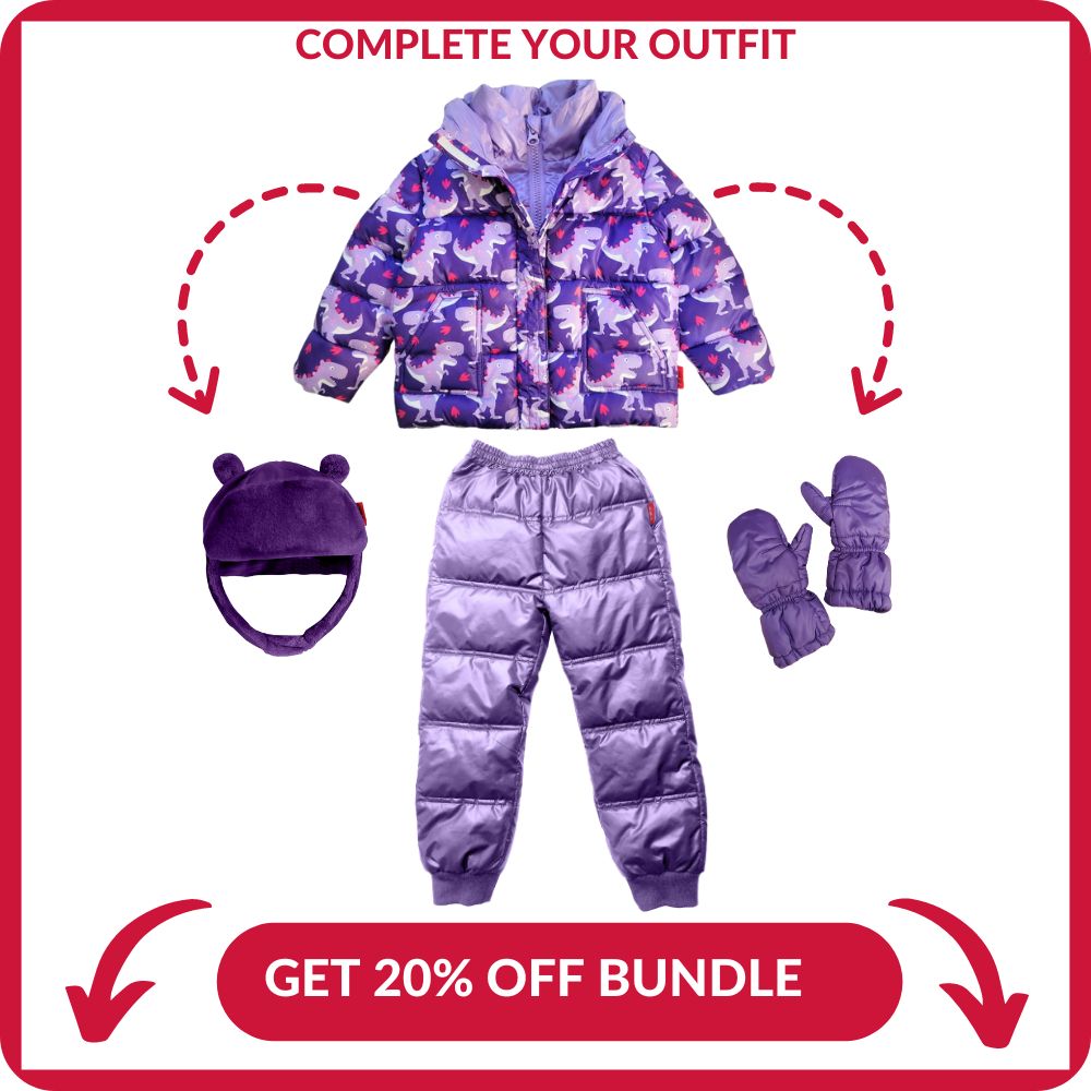 Car Seat Coat | The Road Coat Vegan - Purple Raptor