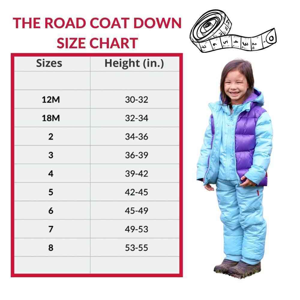 Car Seat Coat | The Road Coat Down - Aqua/Purple