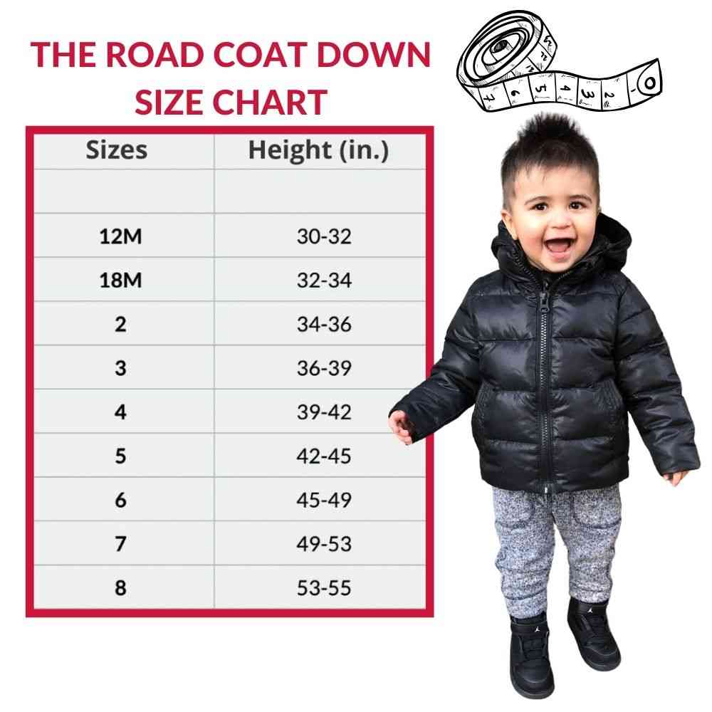 Car Seat Coat | The Road Coat Down - Black