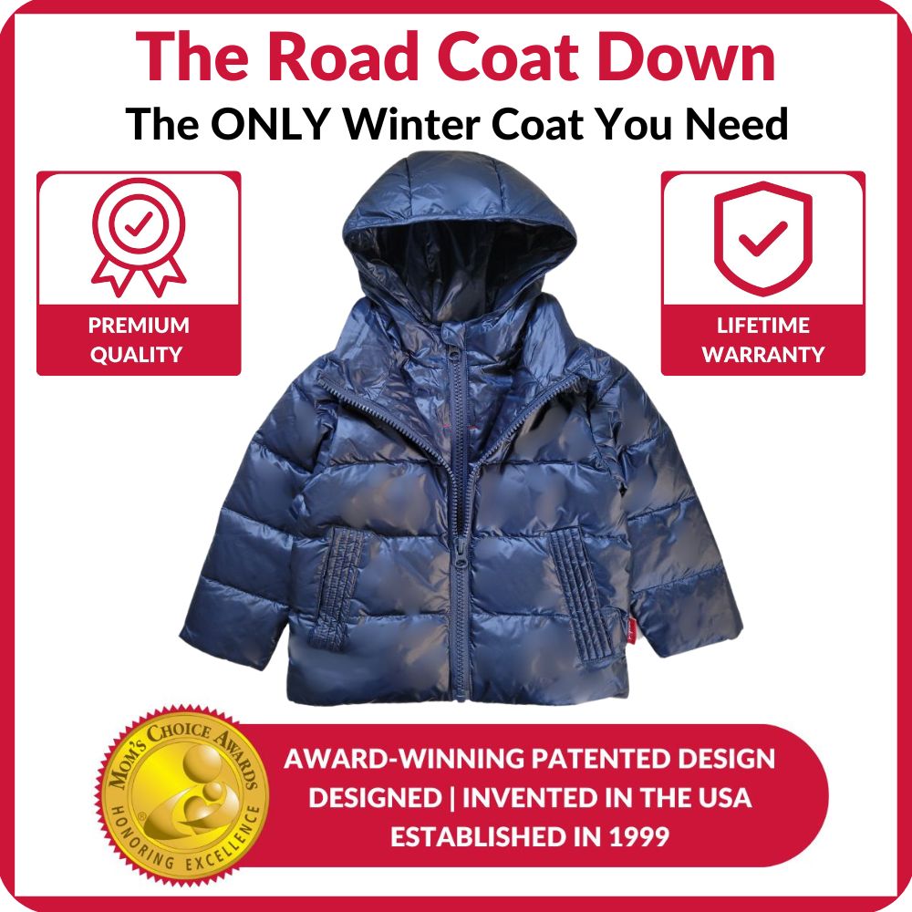 Car Seat Coat | The Road Coat Down - Navy
