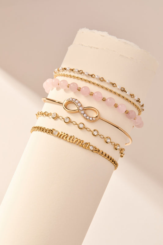 Mama Curb Chain Bracelet