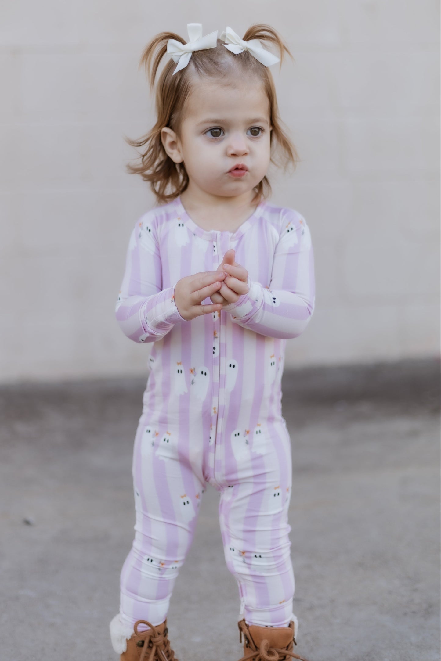 Be My Boo Halloween Bamboo Zippy Pajamas