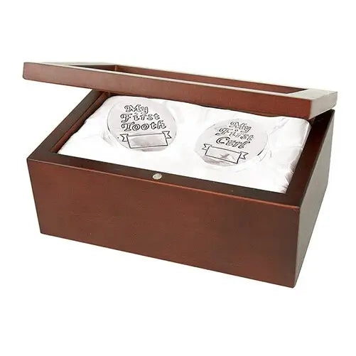Rosewood First Tooth and Curl Box Set | Keepsake Gift