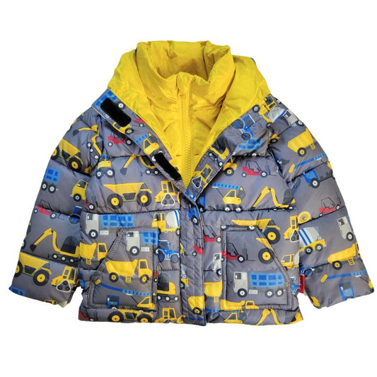 Car Seat Coat | The Road Coat Vegan - Construction Print