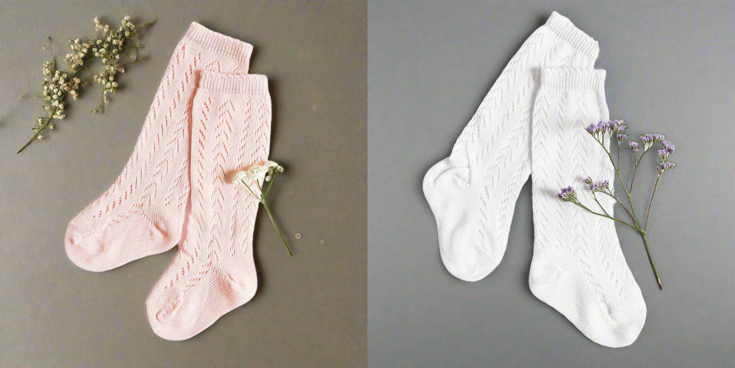 LLB Crochet Knee High Socks (2 pairs in each order)