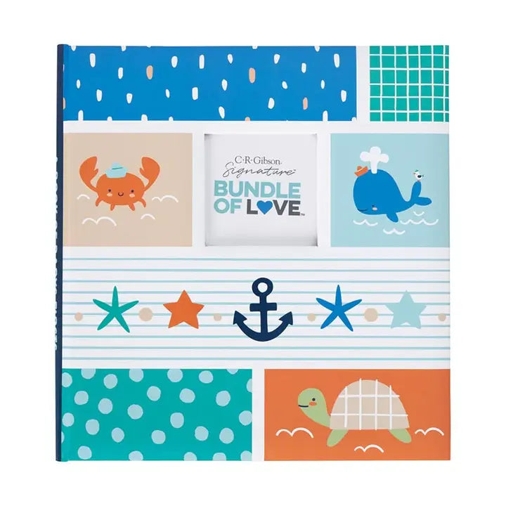 Ocean Memory Book | Baby Boy Keepsake