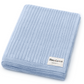 Organic Ribbed Knit Cotton Baby Blanket