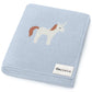 Knit Unicorn Blanket