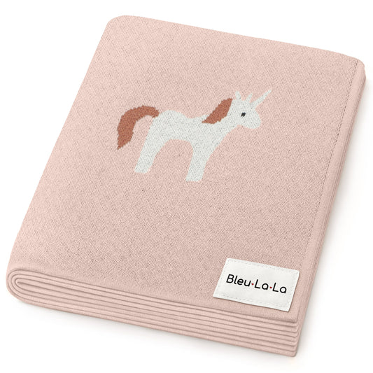 Knit Unicorn Blanket