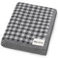 Checkered Knit Baby Blanket