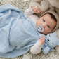 Blanket Lovey - 100% Organic Cotton Baby Blanket with Comfort Lovey