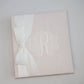 Baby Memory Book - Pink Linen (w/ SILK Bow)