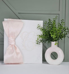 Baby Memory Book with Custom Bow or Knot