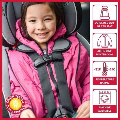 Car Seat Coat | The Road Coat Arctic - Fuchsia