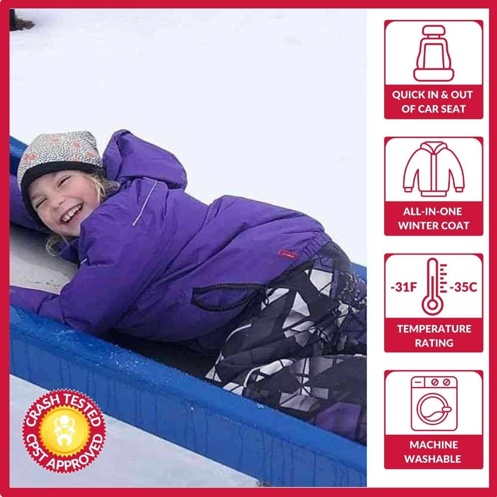 Car Seat Coat | The Road Coat Arctic - Purple