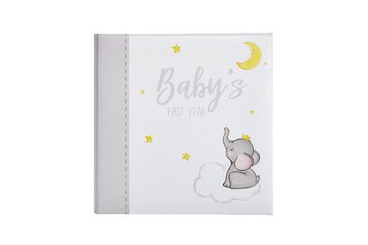 Premium Baby Boy Gift Basket – Newborn Layette Set with Onesies, Bibs, Memory Book, Milestone Blanket, Robe, & Plush Elephant