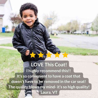 Car Seat Coat | The Road Coat Transition - Black