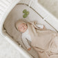 Luxe Collection 100% Organic Cotton Luxury Knit Baby Blanket + Hat Set with Gift Box
