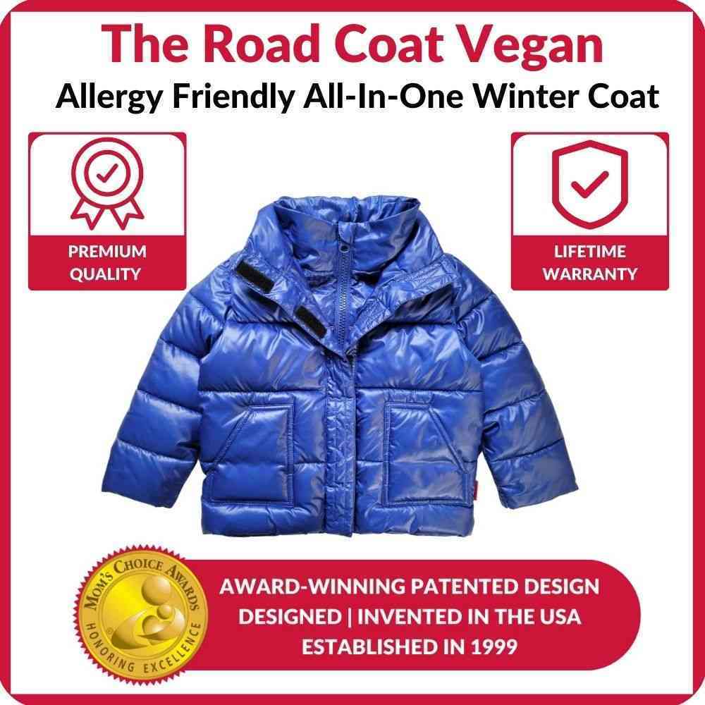 Car Seat Coat | The Road Coat Vegan - Royal Blue