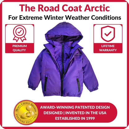 Car Seat Coat | The Road Coat Arctic - Purple