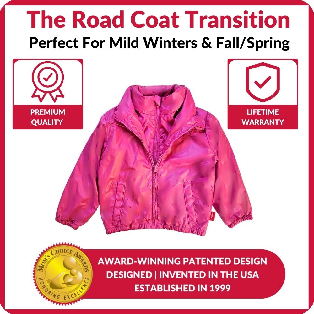 Car Seat Coat | The Road Coat Transition - Fuchsia