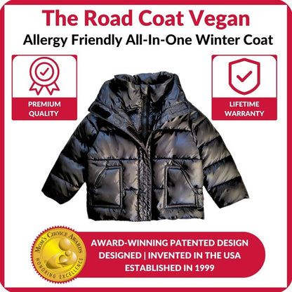 Car Seat Coat | The Road Coat Vegan - Black