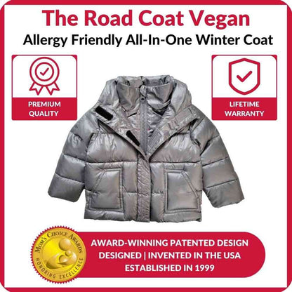 Car Seat Coat | The Road Coat Vegan - Platinum