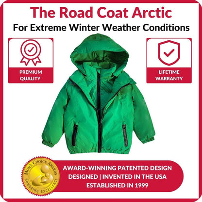 Car Seat Coat | The Road Coat Arctic - Green