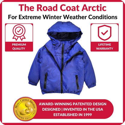 Car Seat Coat | The Road Coat Arctic - Royal Blue
