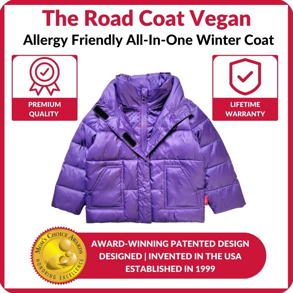 Car Seat Coat | The Road Coat Vegan - Purple