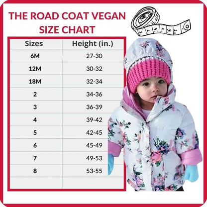 Car Seat Coat | The Road Coat Vegan - Floral Print