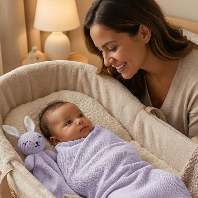 Blanket and Lovey Security Blanket Organic Cotton Gift Set