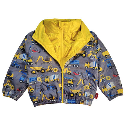 Car Seat Coat | The Road Coat Transition - Construction Print