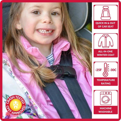 Car Seat Coat | The Road Coat Down - Floral Print