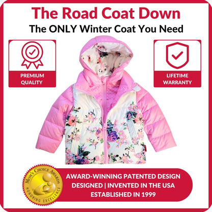 Car Seat Coat | The Road Coat Down - Floral Print