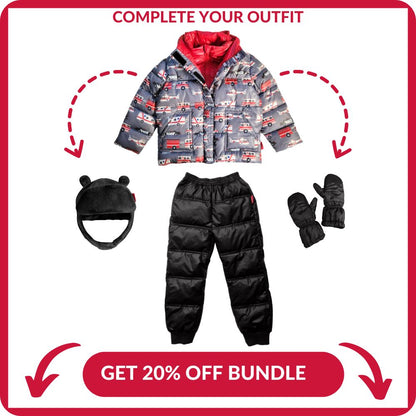 Car Seat Coat | The Road Coat Vegan - Rescue Print