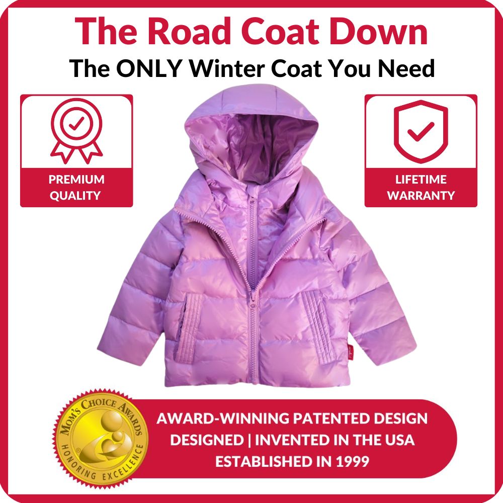 Car Seat Coat | The Road Coat Down - Lilac