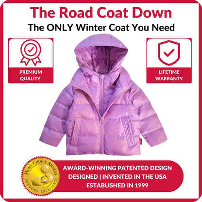 Car Seat Coat | The Road Coat Down - Lilac