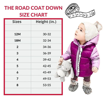 Car Seat Coat | The Road Coat Down - Lilac/Plum