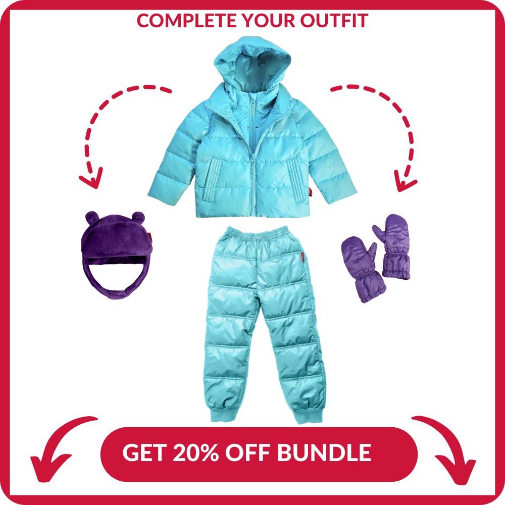 Car Seat Coat | The Road Coat Down - Aqua