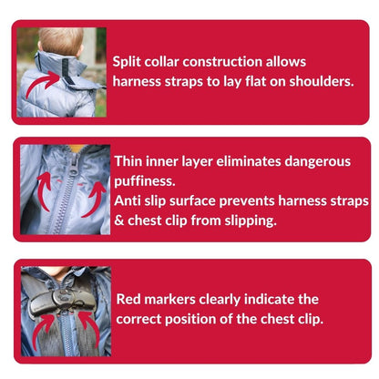 Car Seat Coat | The Road Coat Transition - Unicorn Print