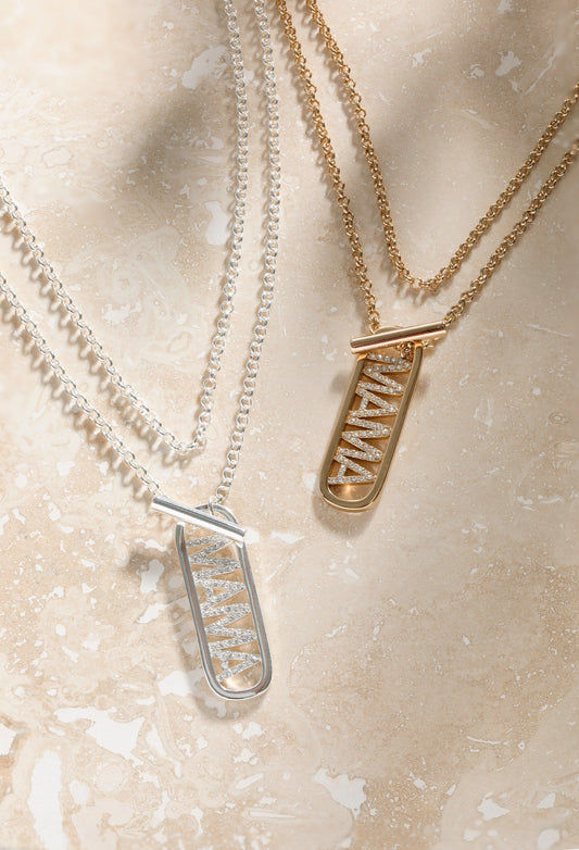 Mama Toggle Pendant Necklace