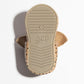 Almond Speckles Knotted Bow Baby Shoe