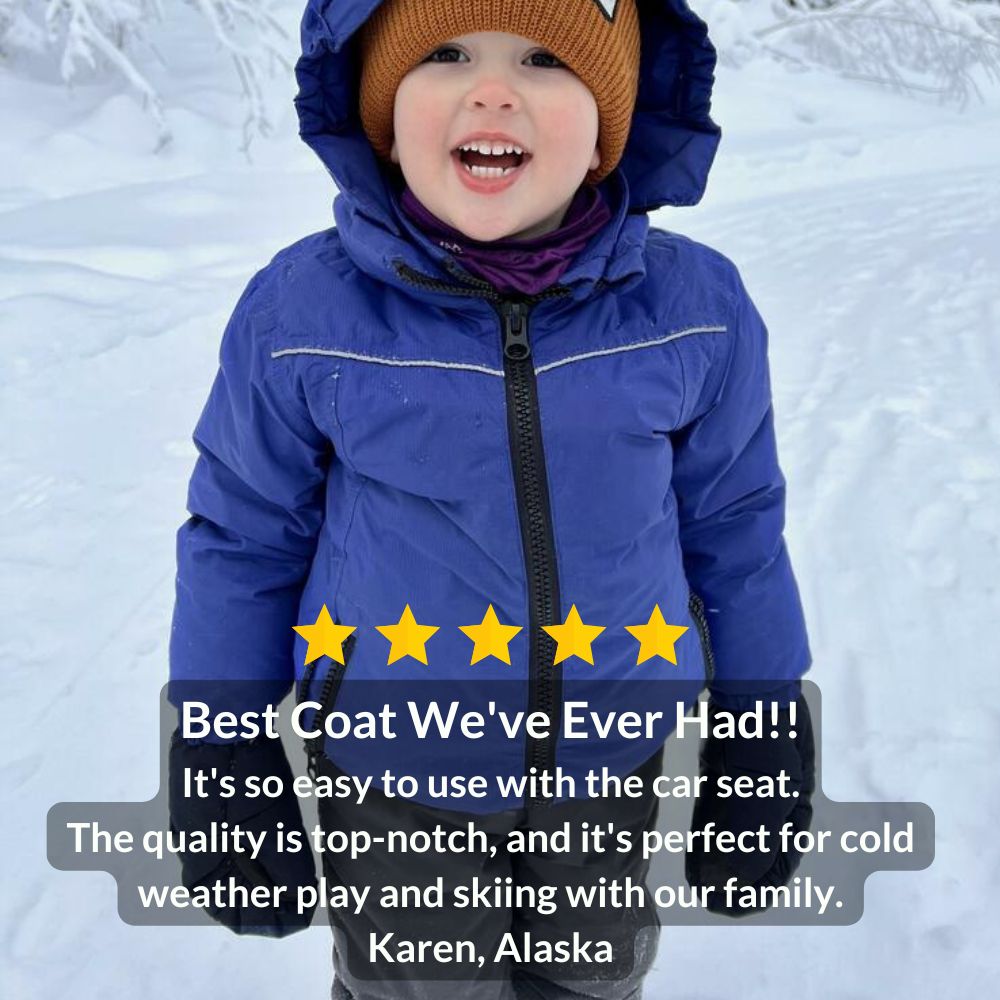 Car Seat Coat | The Road Coat Arctic - Royal Blue