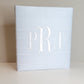 Baby Memory Book - Blue Silk (w/o Bow)