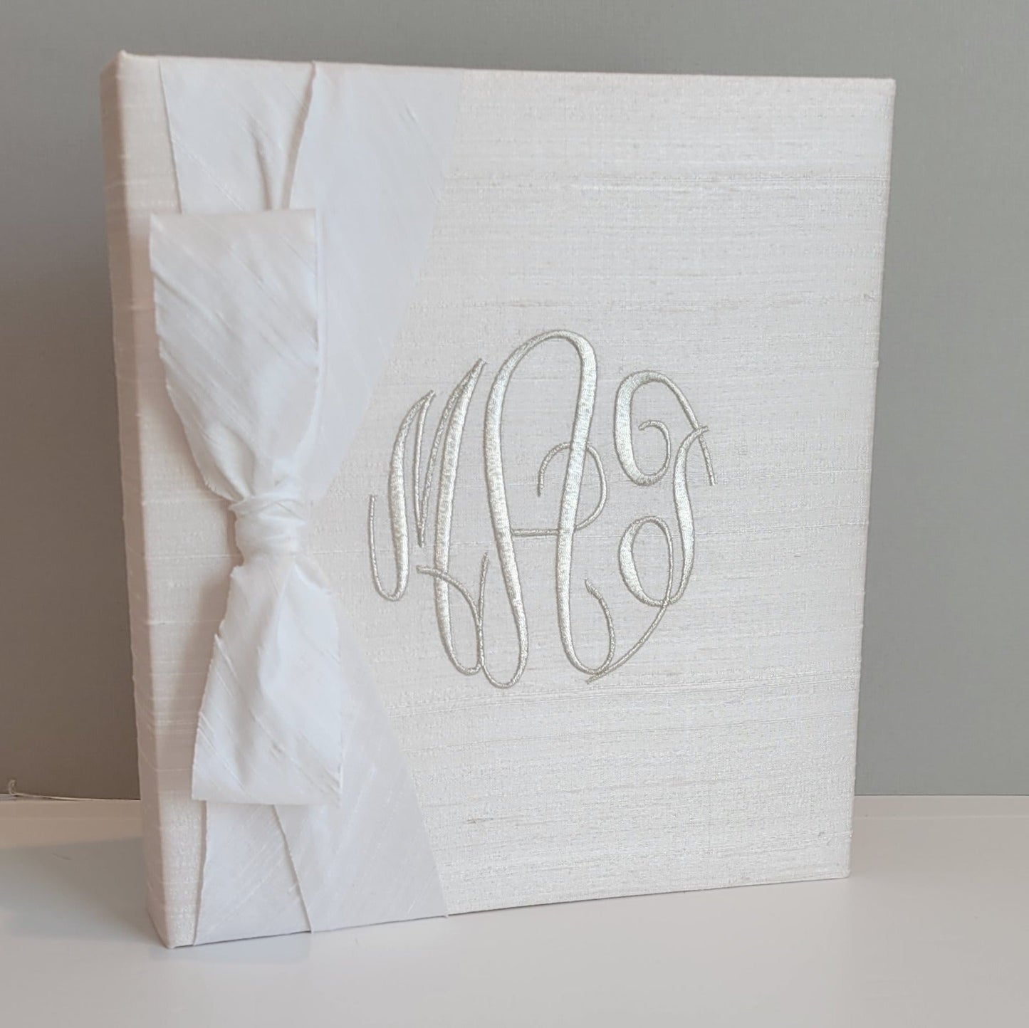 Baby Memory Book - Ballerina Silk (w/ SILK Bow)